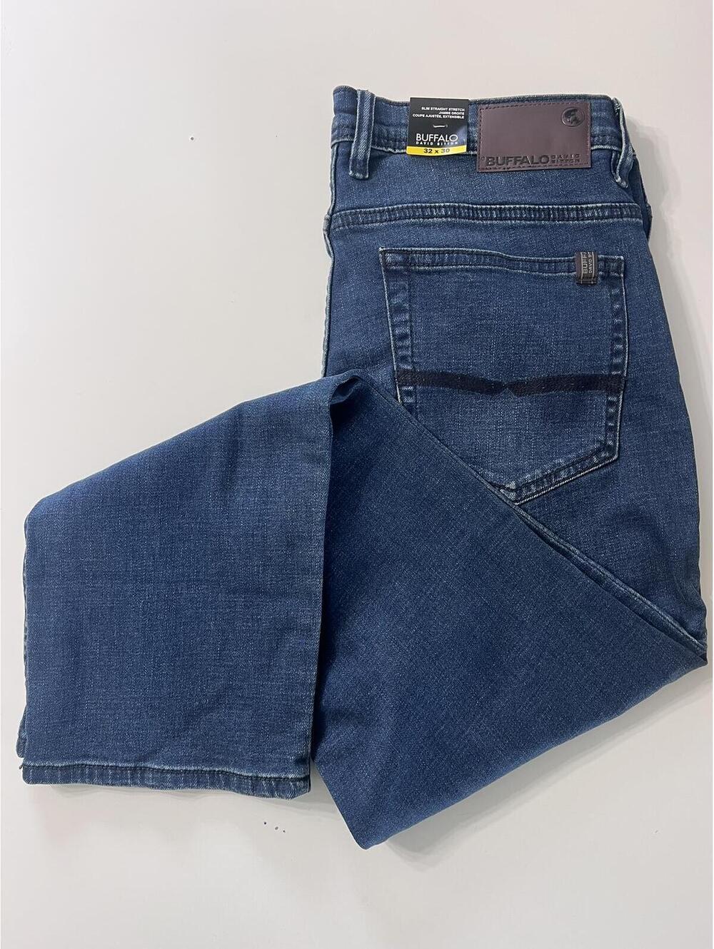 NWT Buffalo David Bitton Slim Straight Jeans Men's Size 32 x 30